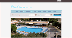 Desktop Screenshot of hotelcalina.com