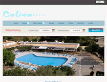 Tablet Screenshot of hotelcalina.com